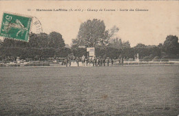 JA 21 -(78) MAISONS LAFFITTE - CHAMP DE COURSES - SORTIE DES CHEVAUX   - 2 SCANS - Maisons-Laffitte