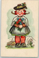 39786705 - Maedchen Mit Alpenflora - Costumes