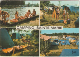 Pyrénées  Orientales   : Camping Sainte Marie , Piscine, Voiture Renault 4 L , Tente... - Other & Unclassified