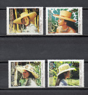 POLYNESIE  N°  212 à 215   NEUFS SANS CHARNIERE COTE  3.60€    CHAPEAUX FEMME - Unused Stamps