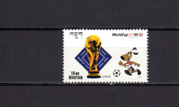 Bhutan 1994 Football Soccer World Cup Stamp MNH - 1994 – Stati Uniti