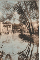 JA 24-(79) PARTHENAY - JOLI PAYSAGE DU THOUET AUPRES DU VIADUC - CARTE COLORISEE - 2 SCANS  - Parthenay