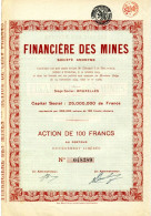 FINANCIÈRE Des MINES - Mijnen