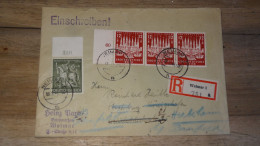 Enveloppe Recommandée Weimar 1944  ......... Boite1 ...... 240424-126 - Briefe U. Dokumente