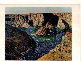 Claude MONET Les Rochers De Belle Isle, Carte Offerte Par Loterie Nationale - Paintings