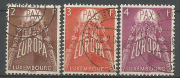 LUXEMBURGO EUROPA YVERT NUM. 531/533 SERIE COMPLETA USADA - Gebraucht