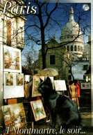 Paris - A Montmartre, Le Soir...avec Chat - Sonstige & Ohne Zuordnung