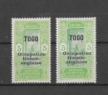 VARIETEE DE COULEUR N° 87 ( Clair / Foncé ) NEUF* - Unused Stamps