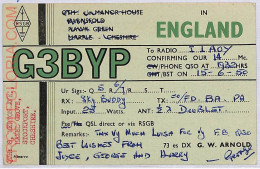 Ad9102 - GREAT BRITAIN - RADIO FREQUENCY CARD - England  - 1950 - Radio