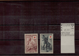 CROIX ROUGE N+ 1048/49  MNH - Unused Stamps