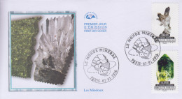 Enveloppe  FDC  1er  Jour   FRANCE    LES   MINERAUX    2016 - 2010-2019