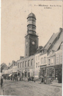 KO 5 -(80) DOULLENS - RUE DU BOURG ET BEFFROI - COMMERCES - 2 SCANS - Doullens