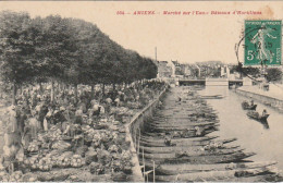 KO 5 -(80) AMIENS - LE MARCHE SUR L' EAU - BATEAUX D' HORTILLONS - MARAICHERS  - 2 SCANS - Amiens