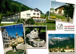 12627561 Maienfeld Hotel Restaurant Heidihof Brunnen Alpenpanorama Maienfeld - Autres & Non Classés