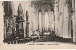 KO 5 -(80) VILLERS BRETONNEUX - INTERIEUR DE L' EGLISE - 2 SCANS - Villers Bretonneux