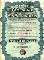 COMPAGNIE De MINES Et MINERAIS - Bergbau