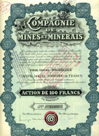 COMPAGNIE De MINES Et MINERAIS - Miniere