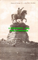 R540088 Windsor. Long Walk. Statue Of George III. Valentines Series. 1920 - World