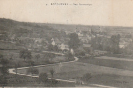 KO 7-(80) LONGUEVAL - VUE PANORAMIQUE - 2 SCANS - Autres & Non Classés