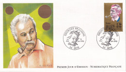 FDC 16/06/1990: Georges BRASSENS - Y&T N° 2654 - 1990-1999