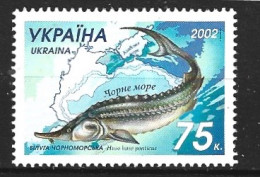 UKRAINE. N°476 De 2002. Esturgeon. - Pesci