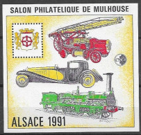 France Mnh ** CNEP Sheet Mulhouse Car Museum 15 Euros 1991 - CNEP