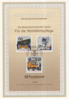 Germany Deutschland 1990-13 Für Die Wohlfahrtspflege, Posts & Telecommunications, Car Cars Train, Canceled In Berlin - 1991-2000