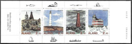 Aland Islands 1992 Lighthouses Booklet Carnet Mi No. MH 1 (57-60) ** MNH Neuf Postfrisch - Aland