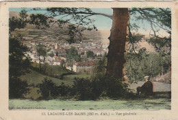 KO 12-(81) LACAUNE LES BAINS - VUE GENERALE - CARTE COLORISEE  - 2 SCANS - Andere & Zonder Classificatie