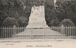 KO 12-(81) SAINT PAUL - MONUMENT AUX MORTS - 2 SCANS - Saint Paul Cap De Joux