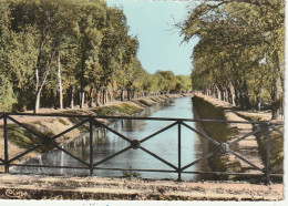 KO 14-(82) VALENCE D' AGEN - LE CANAL - CARTE COULEURS - 2 SCANS - Valence