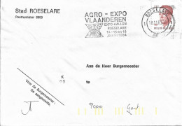 BELGIUM. POSTMARK. AGRO EXPO. ROESELARE. 1984 - Andere & Zonder Classificatie