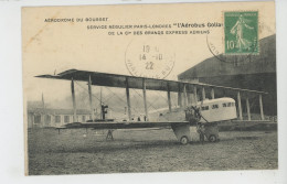 AVIATION - AÉRODROME DU BOURGET - Service Régulier PARIS - LONDRES "L'Aérobus GOLIATH " De La Cie Des Grands Express Aér - 1919-1938: Interbellum