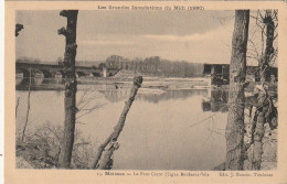 KO 15-(82) MOISSAC - INONDATIONS DU MIDI 1930 - LE PONT CACOR ( LIGNE BORDEAUX SETE )  - 2 SCANS - Inundaciones