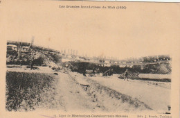 KO 15-(82) MONTAUBAN - LES GRANDES INONDATIONS DU MIDI 1930 - LIGNE MONTAUBAN CASTELSARRASIN MOISSAC - 2 SCANS - Floods