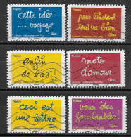 France 2011 Oblitéré Autoadhésif  N° 613 - 614 - 615 - 617 - 618 - 620   -   Sourires Par L'humoriste Ben - Used Stamps