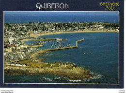 56 QUIBERON Le Château De Beg-er-Lan Port Maria Et La Grande Plage En 1993 - Quiberon