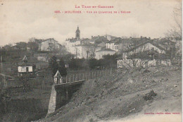 KO 15 -(82) MOLIERES - VUE DU QUARTIER DE L' EGLISE   - 2 SCANS - Molieres