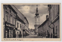 39022906 - Radkersburg Langgasse, Gelaufen 1943, Leichte Abdruecke Von Der Schrift Vorderseite, Leicht Fleckig, Sonst G - Autres & Non Classés