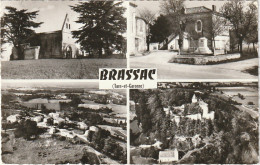 KO 16-(82) BRASSAC - CARTE MULTIVUES - 2 SCANS - Andere & Zonder Classificatie