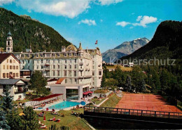 12618268 Pontresina Grandhotel Kronenhof Bellavista Swimming Pool Tennisplaetze  - Otros & Sin Clasificación