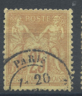 Lot N°82857   N°92, Oblitéré Cachet à Date De PARIS - 1876-1898 Sage (Type II)