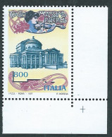 Italia, Italy, Italie, Italien 1997: Centenario Del Teatro Massimo Di Palermo. Angolo. - Teatro