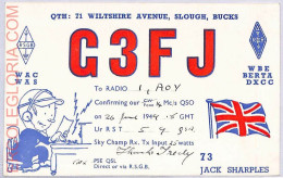 Ad9108 - GREAT BRITAIN - RADIO FREQUENCY CARD - 1949 - Radio