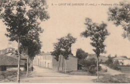 KO 17-(82) LAVIT DE LOMAGNE - FAUBOURG D' EN BAS - 2 SCANS  - Lavit