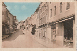 KO 17 -(82) MONCLAR DE QUERCY - MONTCLAR - GRANDE RUE - COMMERCES - CARTE COLORISEE - 2 SCANS - Montclar De Quercy