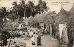 CPA Dakar, Senegal, Dorf Ouolof - Sénégal