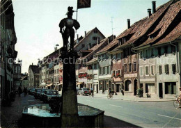 12614870 Diessenhofen Hauptstrasse Mit Brunnen Diessenhofen - Sonstige & Ohne Zuordnung