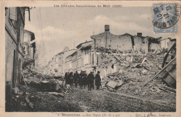 KO 19-(82) MONTAUBAN - INONDATIONS DU MIDI 1930 - RUE SAPIAC - VISITE DES DECOMBRES - 2 SCANS - Überschwemmungen