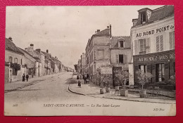 95 -SAINT-OUEN-L'AUMONE   LA RUE SAINT LAZARE - Saint-Ouen-l'Aumône